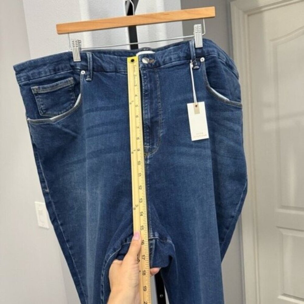 NEW Good American Good Legs LONG Inseam Jeans Skinny Dark Wash Plus Size 30 - Picture 12 of 16